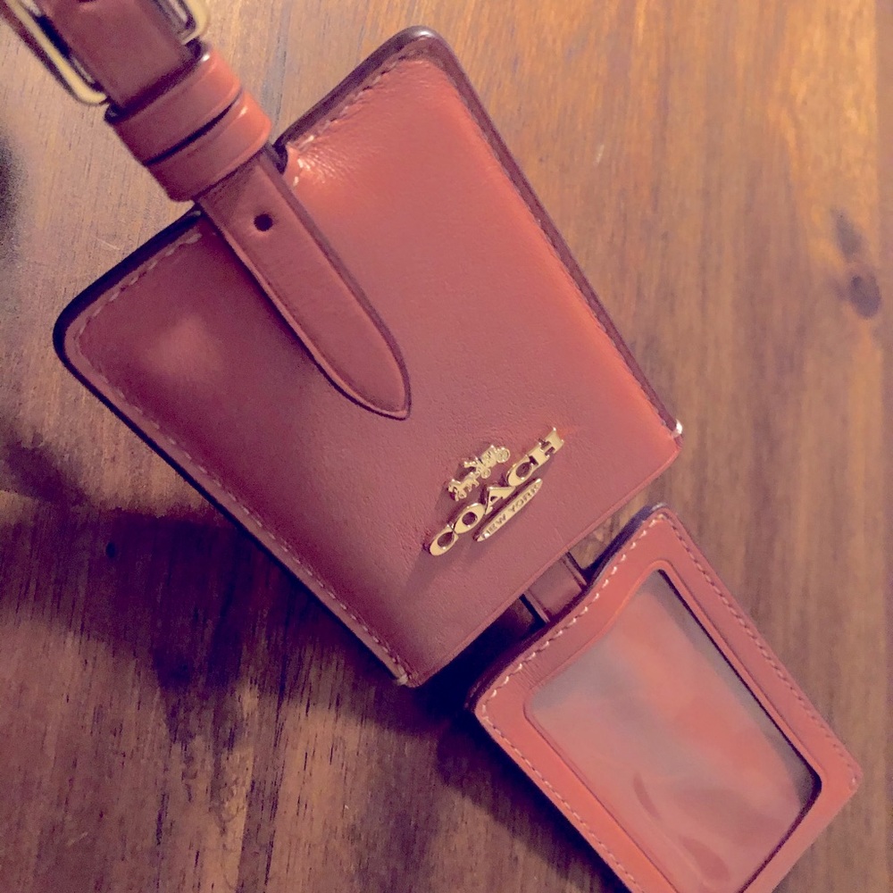 Coach Luggage Tag
